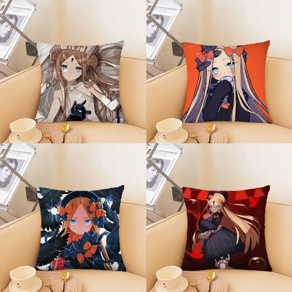 Abigail Williams Animated Game Fate Grand Order Pillow Case Fashion Square Pillowcase Bedroom Sofa Room Ins Decoration Leisure