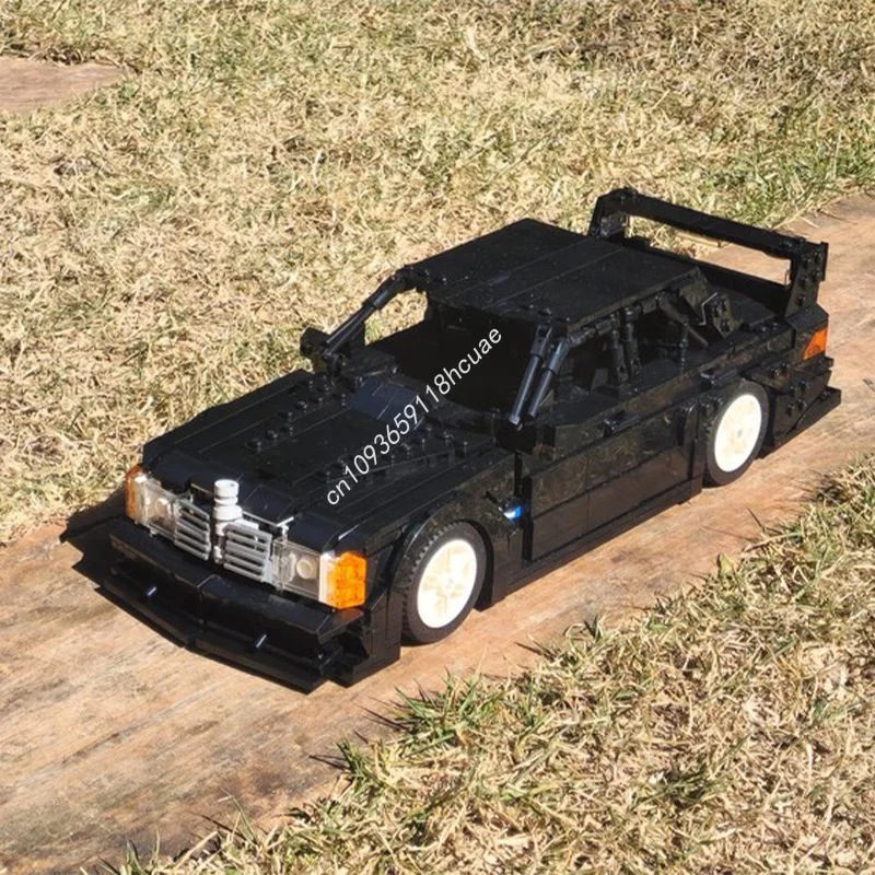 

1441pcs MOC 1990 Mercedeser-Benzss 190E nan Building Blocks Christmas Gift Children's observation training tools Home Decoration