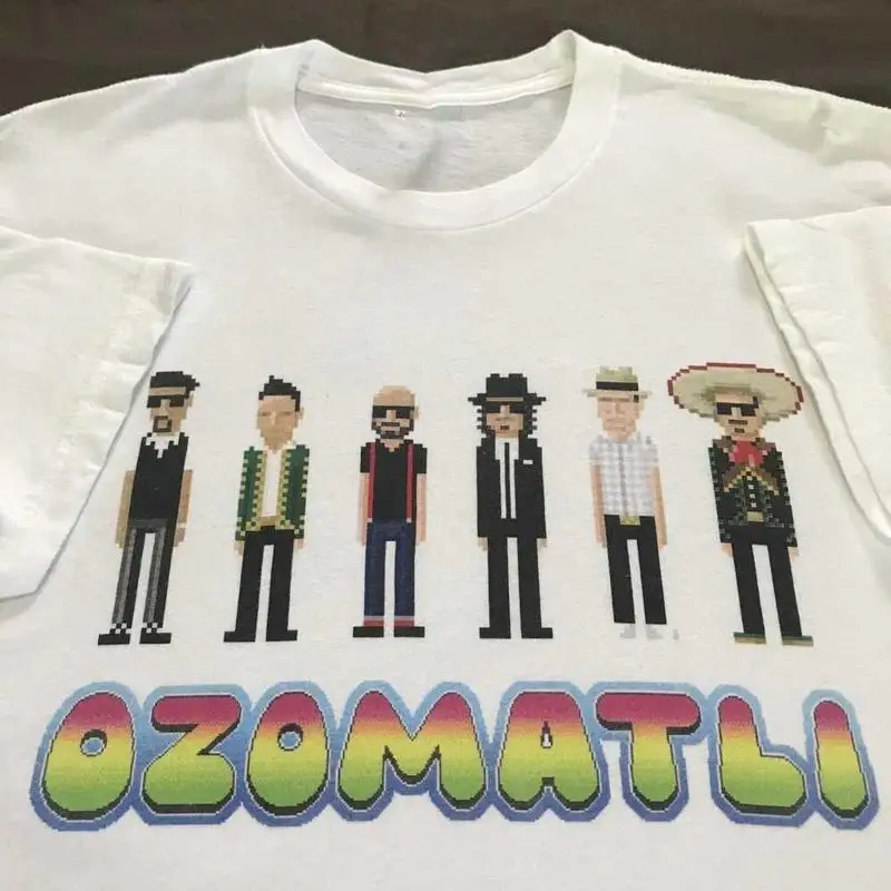 Vintage Ozomatli Band Cotton T Shirt Concert S To 5Xl Cr191