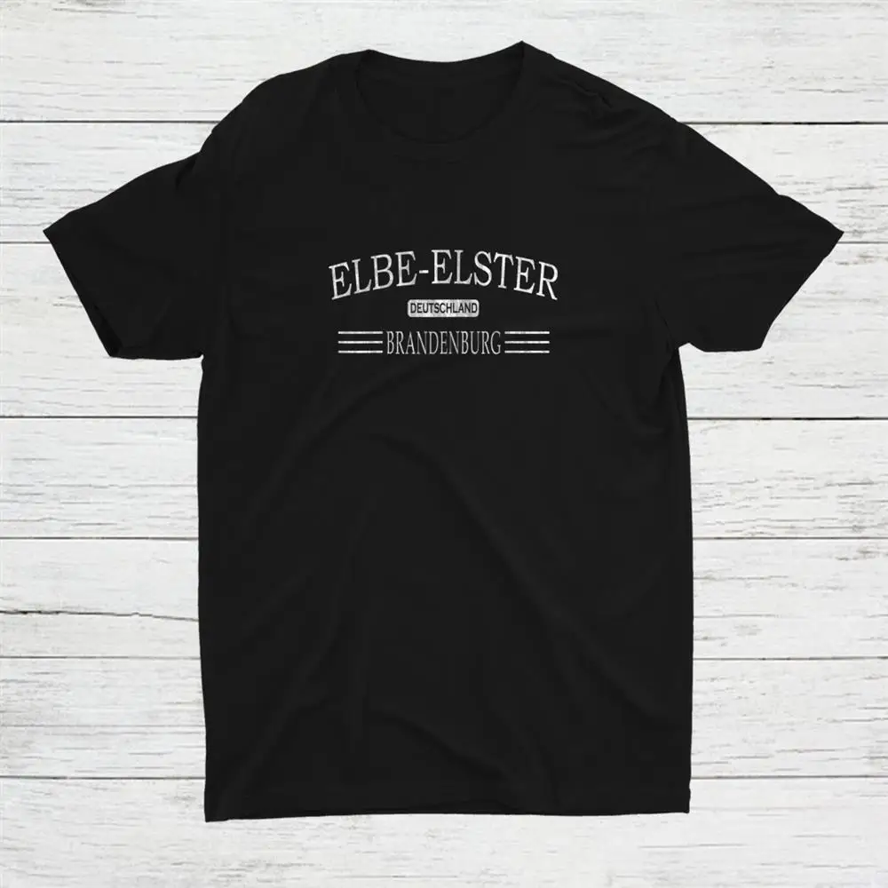 Elbe Eslter Brandenburg Deutschland Retro Vintage Unisex T-shirt S-5XL