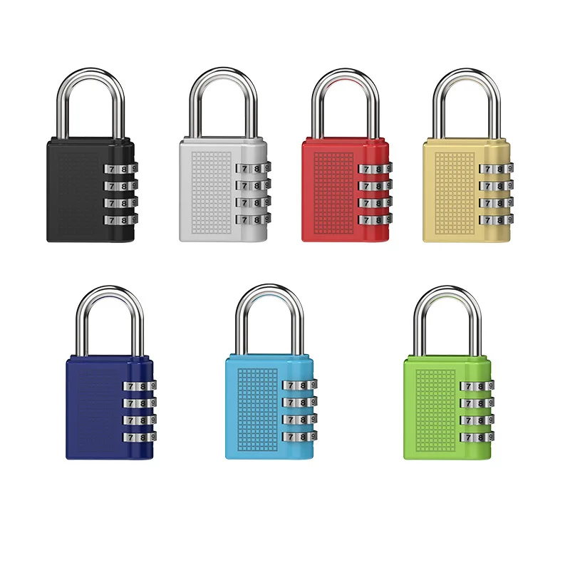 4 Digit Code Padlock for Gate GYM Cabinet Container Travel Luggage Lock Zinc Alloy Mechanical Password Lock