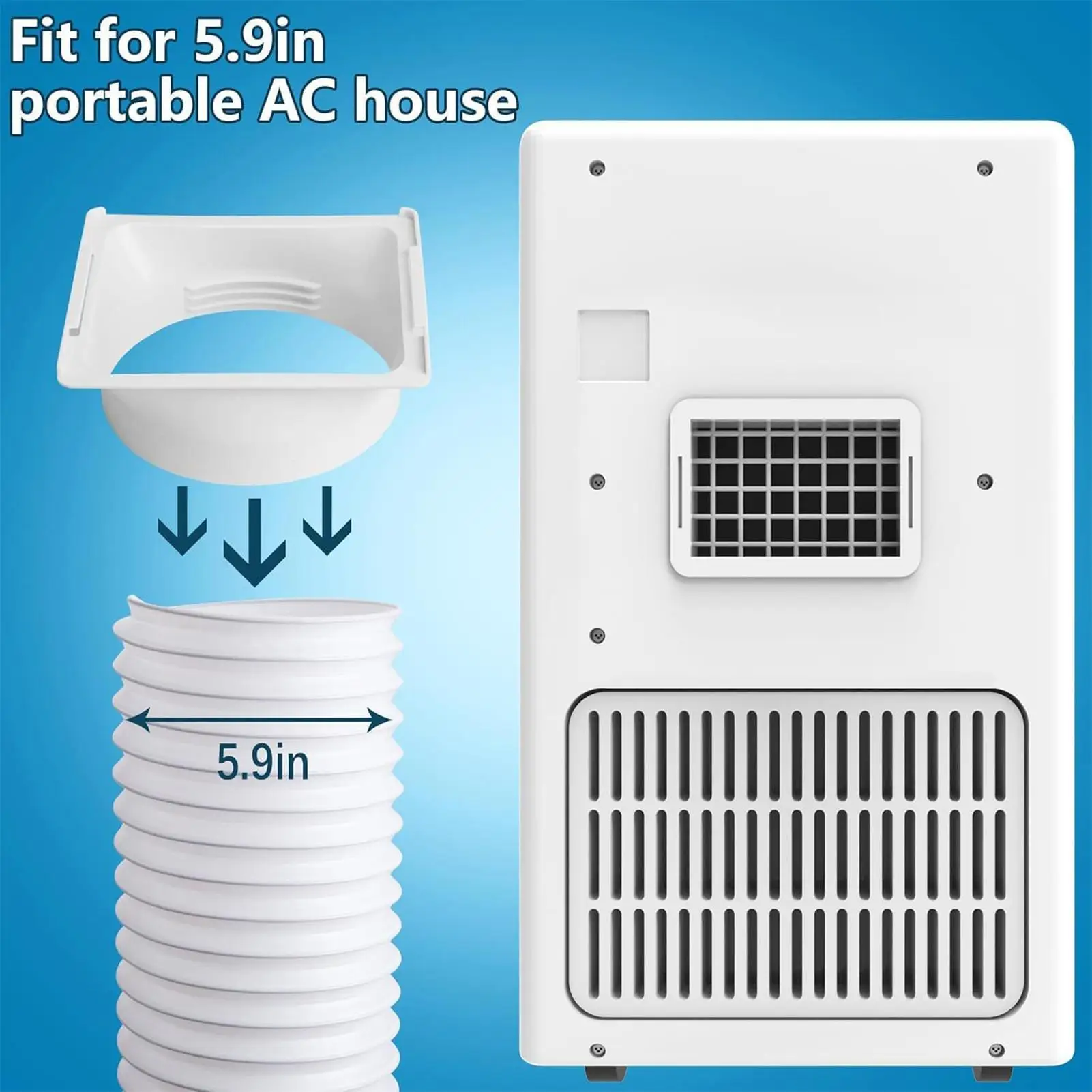 Connecteur de tuyau d'évacuation de climatiseur, adaptateur de tuyau d'évacuation de climatiseur efficace, articulations réglables pour usage domestique