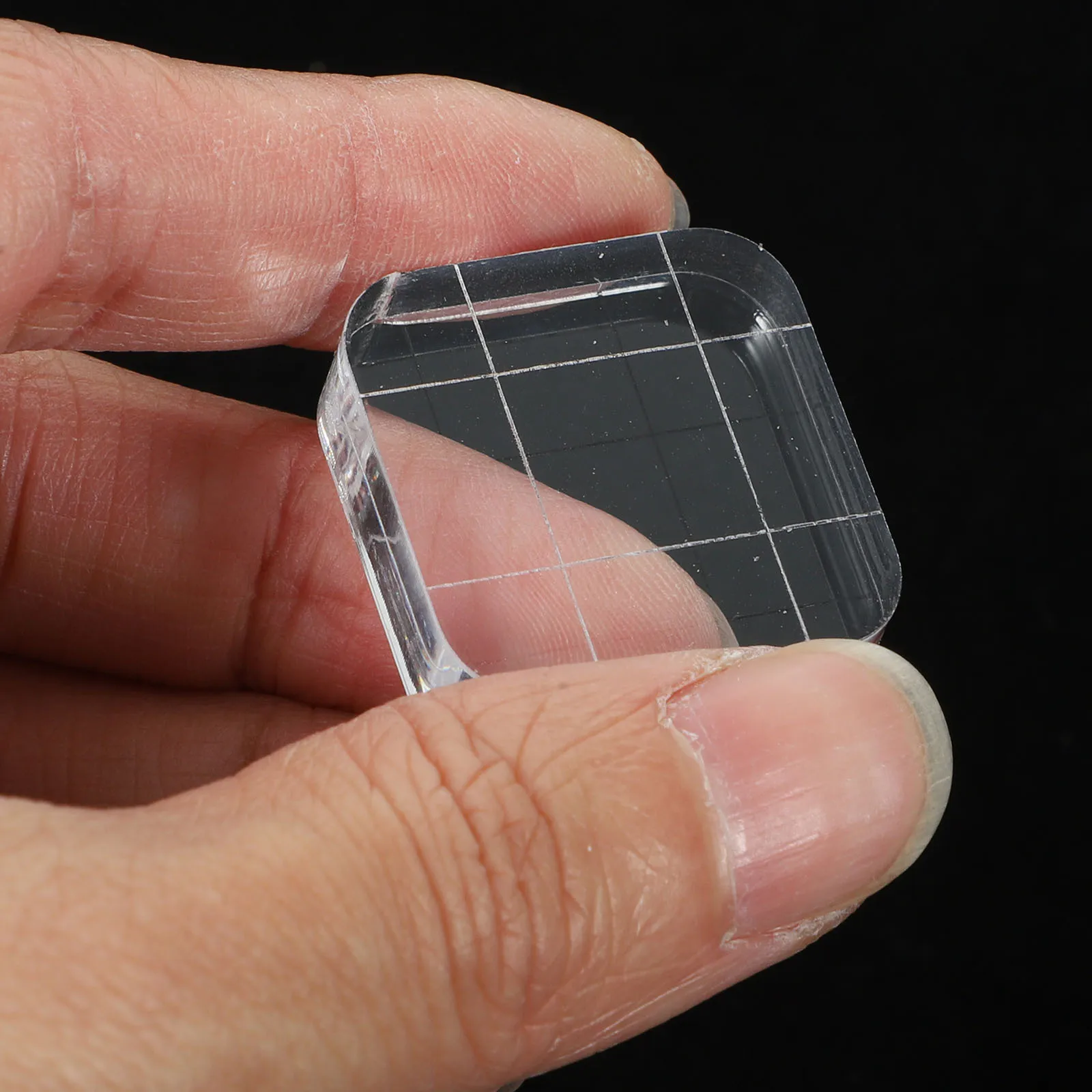 

5Pcs Acrylic Stamp Blocks Clear Stamp Boards Durable Professional DIY Stamping Tools for Notebooks Diaries Invitations