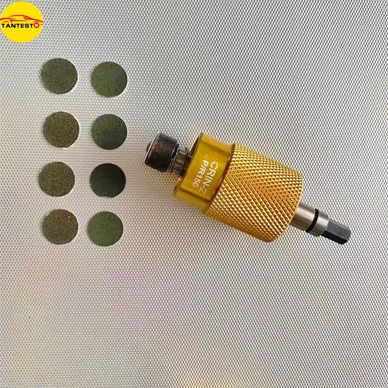 For BOSCH 110 120 CRIN Diesel Common Rail Injector Valve Assy Part Grinding Repair Tools with Replaceable Emery Washers