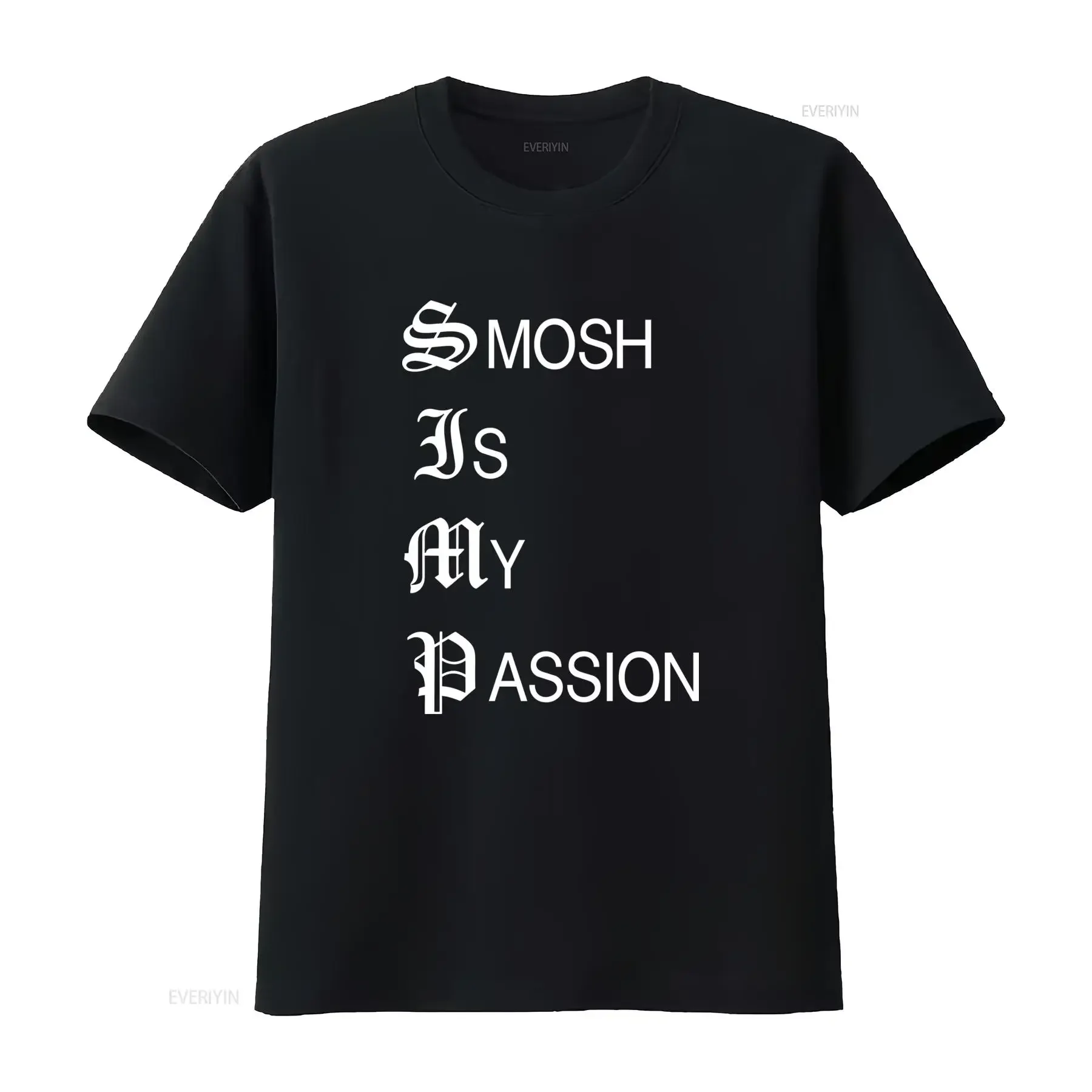 Smosh Is My Passion Funny T Shirt for Full Sizes S 5XL Multicolor Gothic Letter Print Casual vintage Washed Versatile