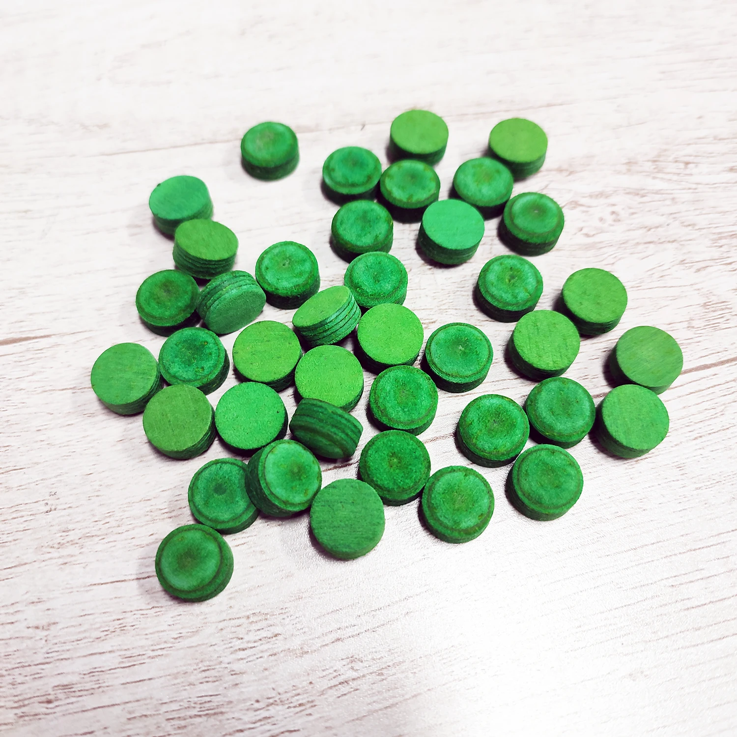 

Многослойные зеленые кожаные бильярдные кии 12/14 мм, наконечник, аксессуар для бильярда, замена наконечника