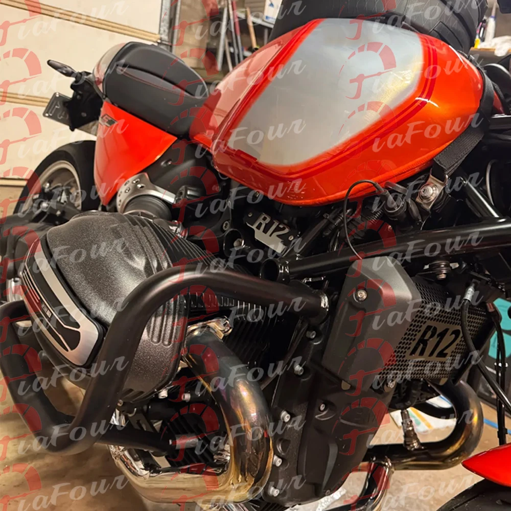 ملحقات الدراجة النارية لـ R12 nineT R12 R12S 2024-2025 R12GS 2025-2026 مصد حماية المحرك الأمامي السفلي #1