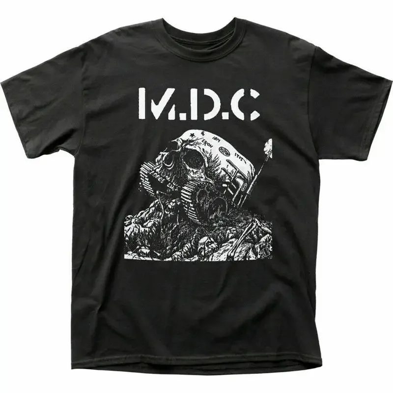 Mdc Skull Tank T Shirt Mens Licensed Rock N Roll Music Retro Band New Black