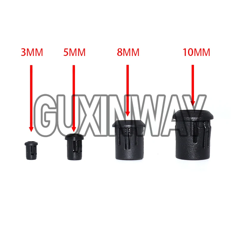 Black Plastic 3mm 5mm Lamp LED Diode Holder Black Clip Bezel Socket Mount Useful LED Diode Holder Black Clip
