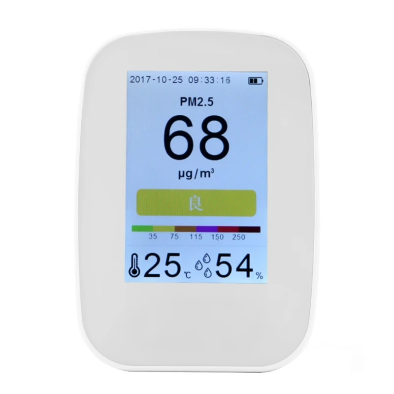 Nouveau compteur qualité l'air à détection avancée, pour Concentration CO2, température l'humidité, des