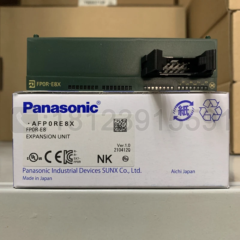 The new original Panasonic 8-point input extension module AFP0RE8X/FP0R-E8X replaces FP0-E8X