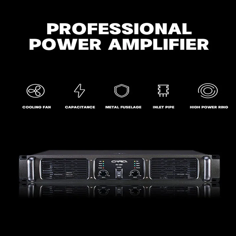 Classe H Amplificador Home Power, Amplificador de Áudio Estéreo para Music Stage, Fornecimento Profissional