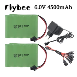 6v 4500mah NiMH AA batteria ricaricabile per giocattoli Rc auto serbatoi camion pistole robot aggiornamento 6V 3000mah batterie Pack per barche Rc