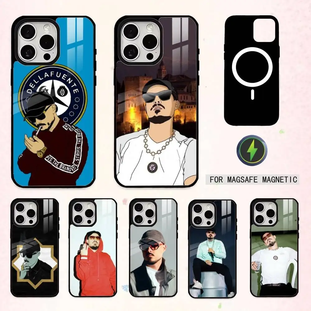 

Cool Singer D-Dellafuente Phone Case For iPhone17,16,15,14,13,12,11 Plus,Pro Max Magnetic For Magsafe Wireless Charging