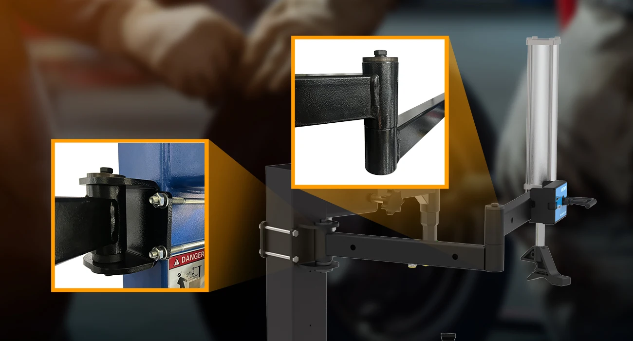 Bras Auxiliaire Gauche Pour Changeur De Pneus - Support De Roue, 21 Kg, Neuf