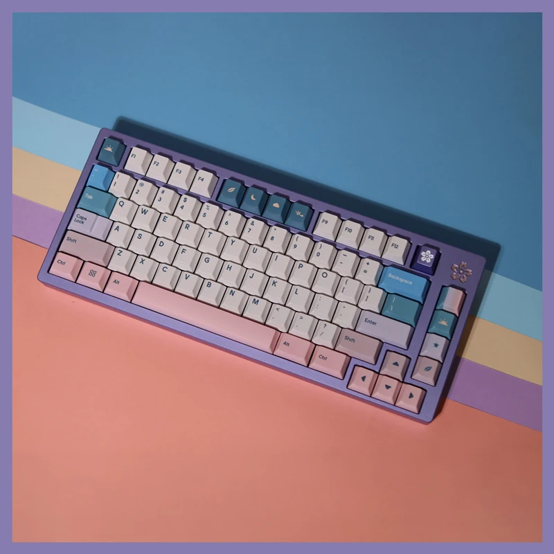 

142 Keys GMK Evening Sunset Keycaps Cherry Profile Sunset Gradient Keycap PBT Dye Sublimation Mechanical Keyboard Keycap MX Swit