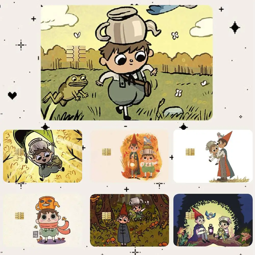 

O-Over the Garden Wall HD Waterproof Card Skins Protective Stickers for Credit Bank Game Cards