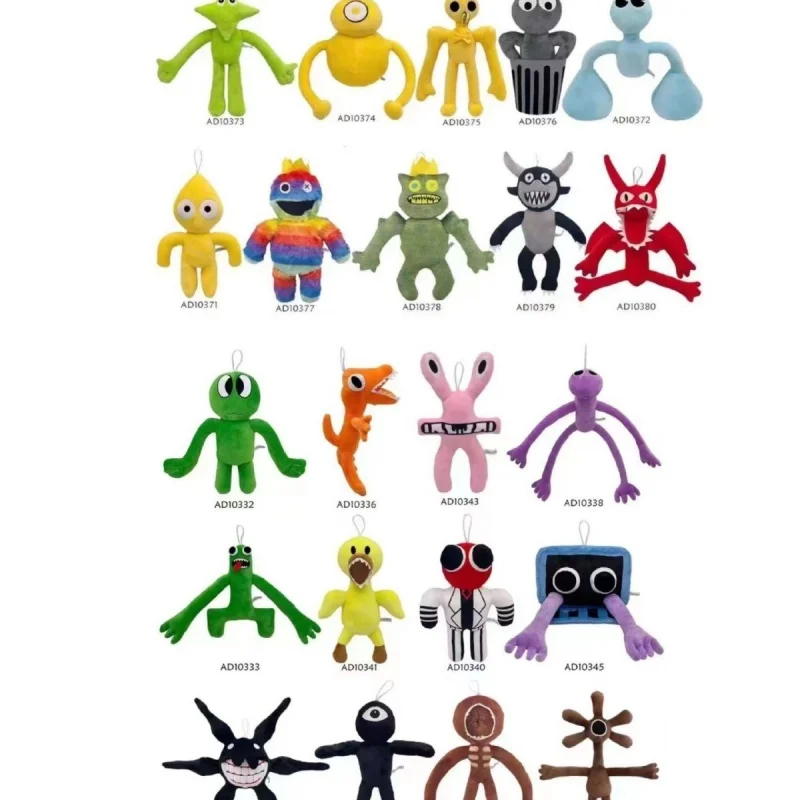

Popular Rainbow Friends Plush Toys Animated Monsters Stuffed Doll Characters Cartoon Games Children's Christmas Gifts Puppet Toy
