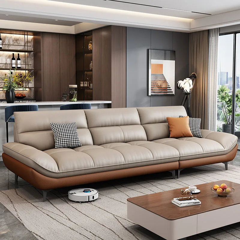 Cloud Leather Living Room Sofas Designer Bedroom Modern Luxury Recliner Outdoor Sofa Armchair Couch Muebles Trendy Furniture