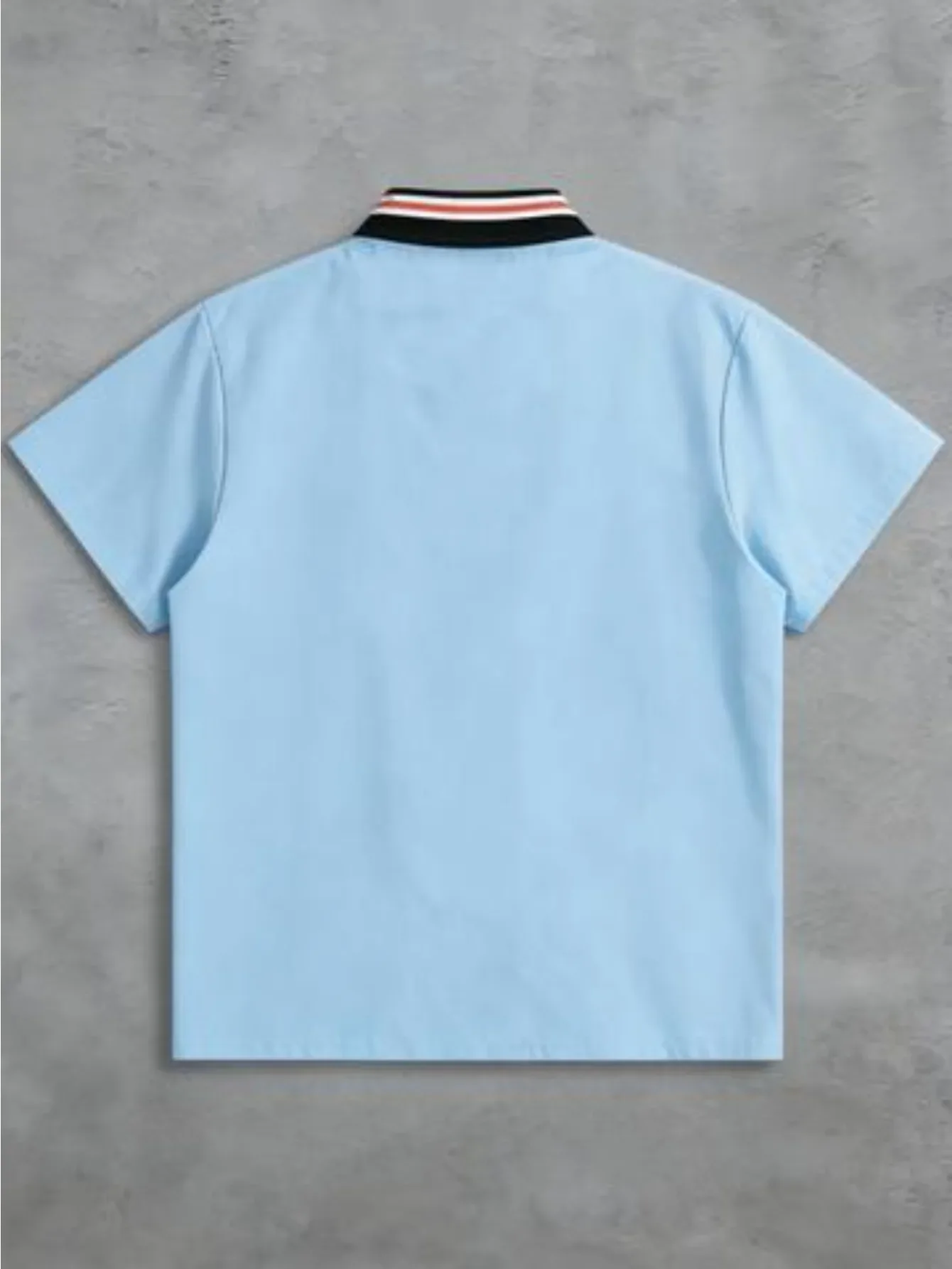 Men's American-Style High-Street Printed Short-Sleeve Shirt: Summer Shirt-Collar Streetwear Casual Cardigan