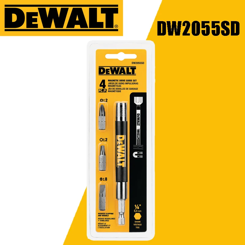 DEWALT DW2055SD Magnetic Bit Holder Hex Shank Compact Rapid Load Bit Attached Impact 25MM Drill Bit Power Tool Accessoriess