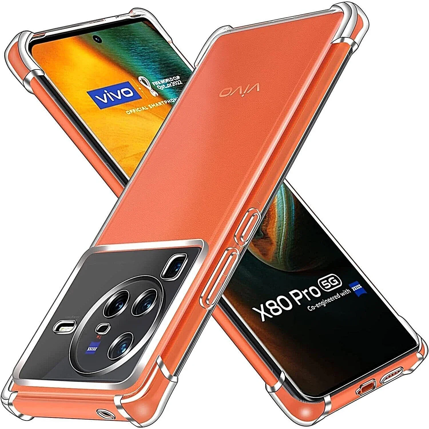 Case For Vivo X90 X80 X70 X60 X50 Pro+ X50 Lite Vivo X Note Case Clear Shockproof Slim Thin Soft TPU Silicone Anti-Drop Cover