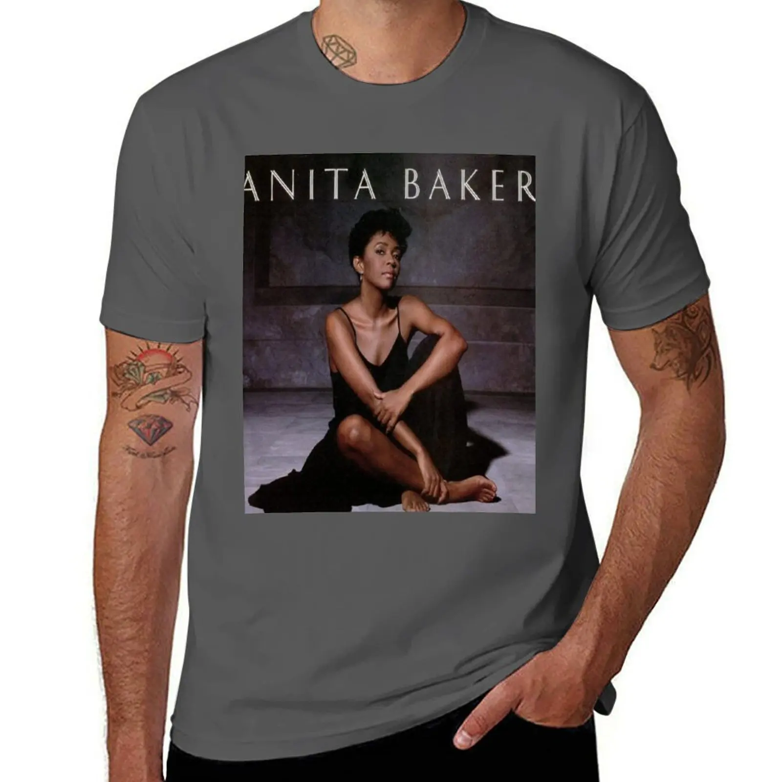 

Anita Baker T-Shirt Basic Daily Outfit Short Sleeve Tee