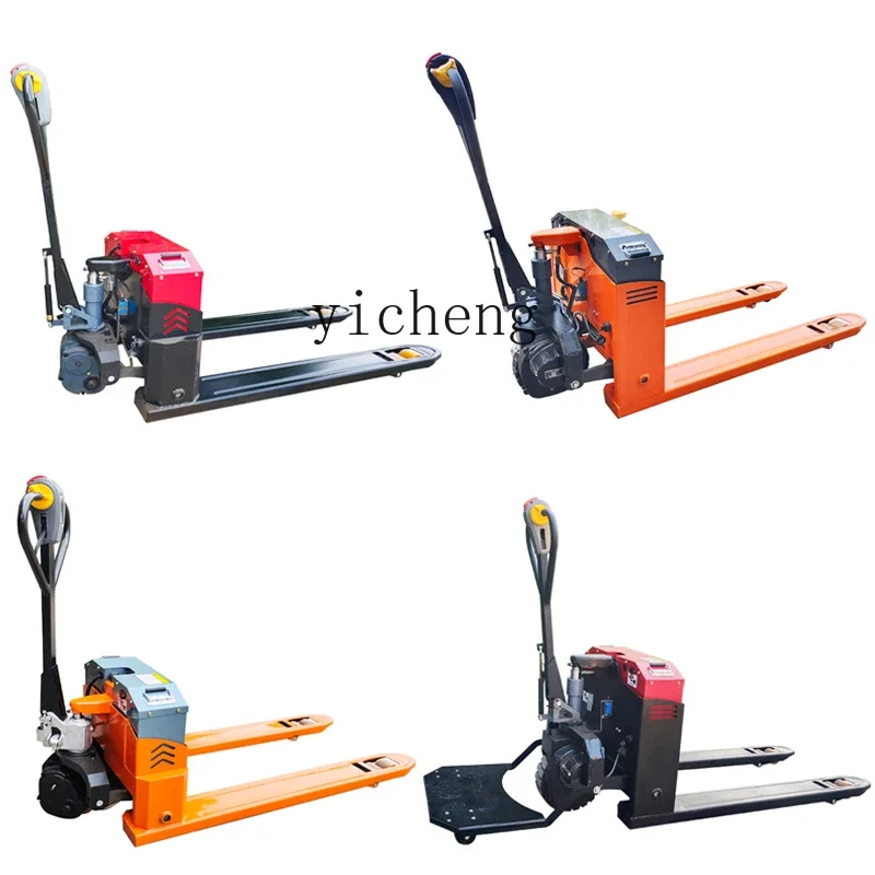 

Electric Forklift 2 Tons Land Cattle Hydraulic Truck Handler Push Trailer
