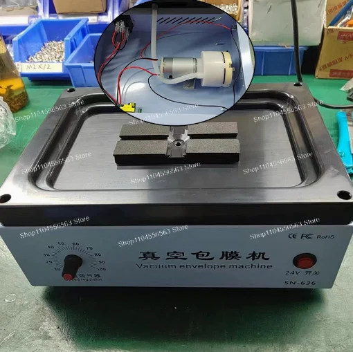 Vacuum Phone Wrap Machine for Full Body Heat Shrink Film Foldable Screen Protector Portable Skin Wrap Tool