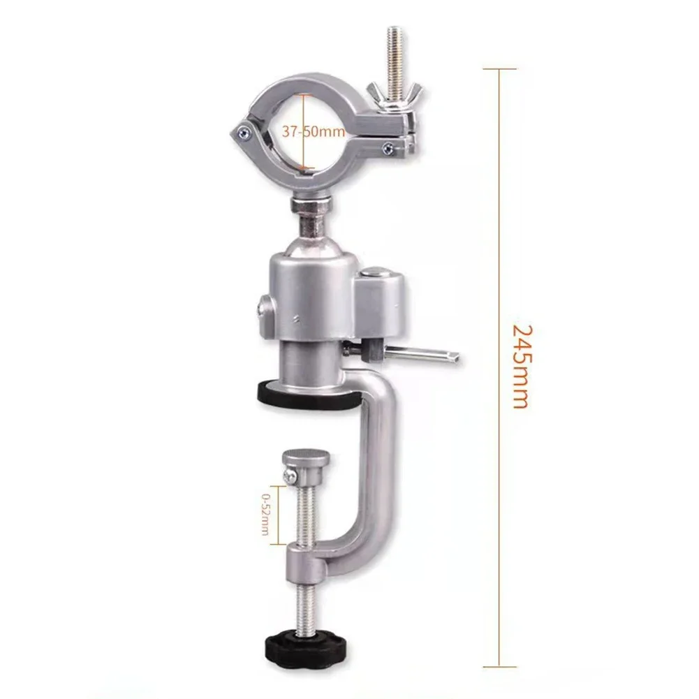 

Aluminum Alloy Clamp 360 Rotating Bench Clamp Small Factory 360 Degree Rotation Clampable Size 45-61MM For Electric Drill