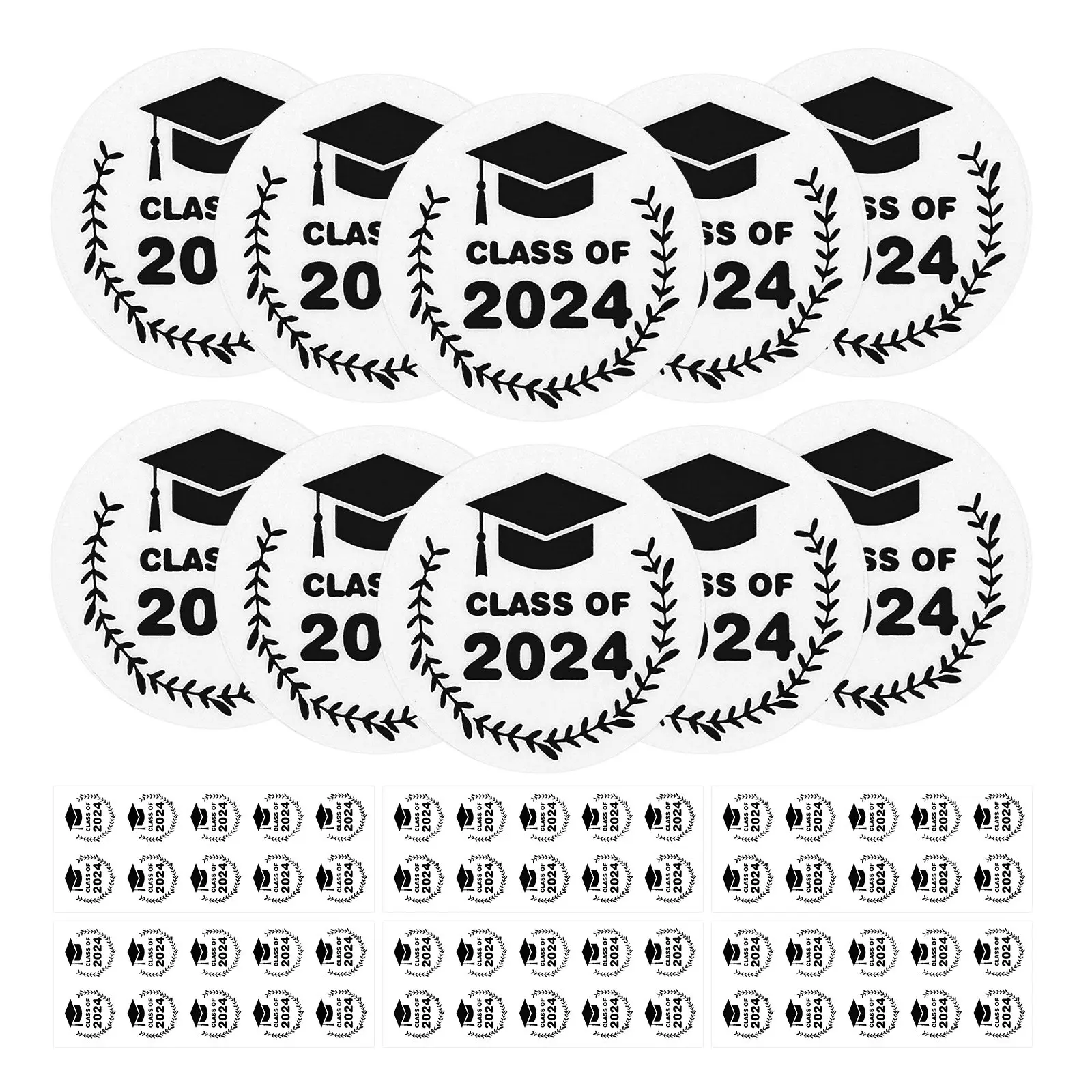 

Самоклеящиеся наклейки для выпускников, 10 листов, декоративные запечатывающие стикеры для упаковки подарков, конвертов, подарочных коробок, выпускные наклейки