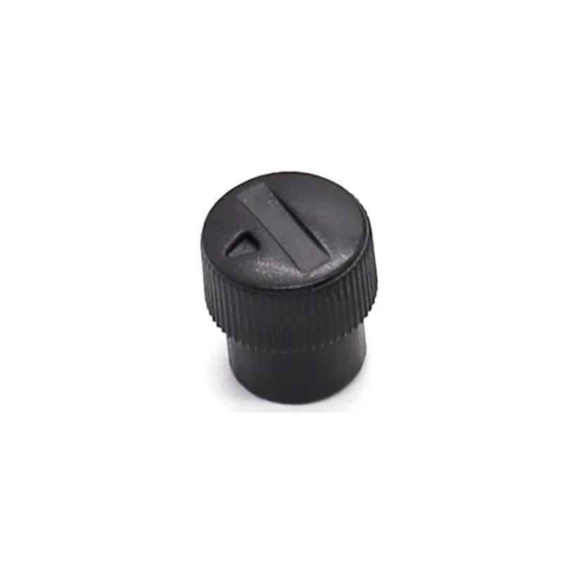 10 pz/lotto Hote:6mm potenziometro Encoder interruttore a fascia tappo manopola in plastica 10.5x12mm tipo albero prugna nero RK09 WTH118 148 09