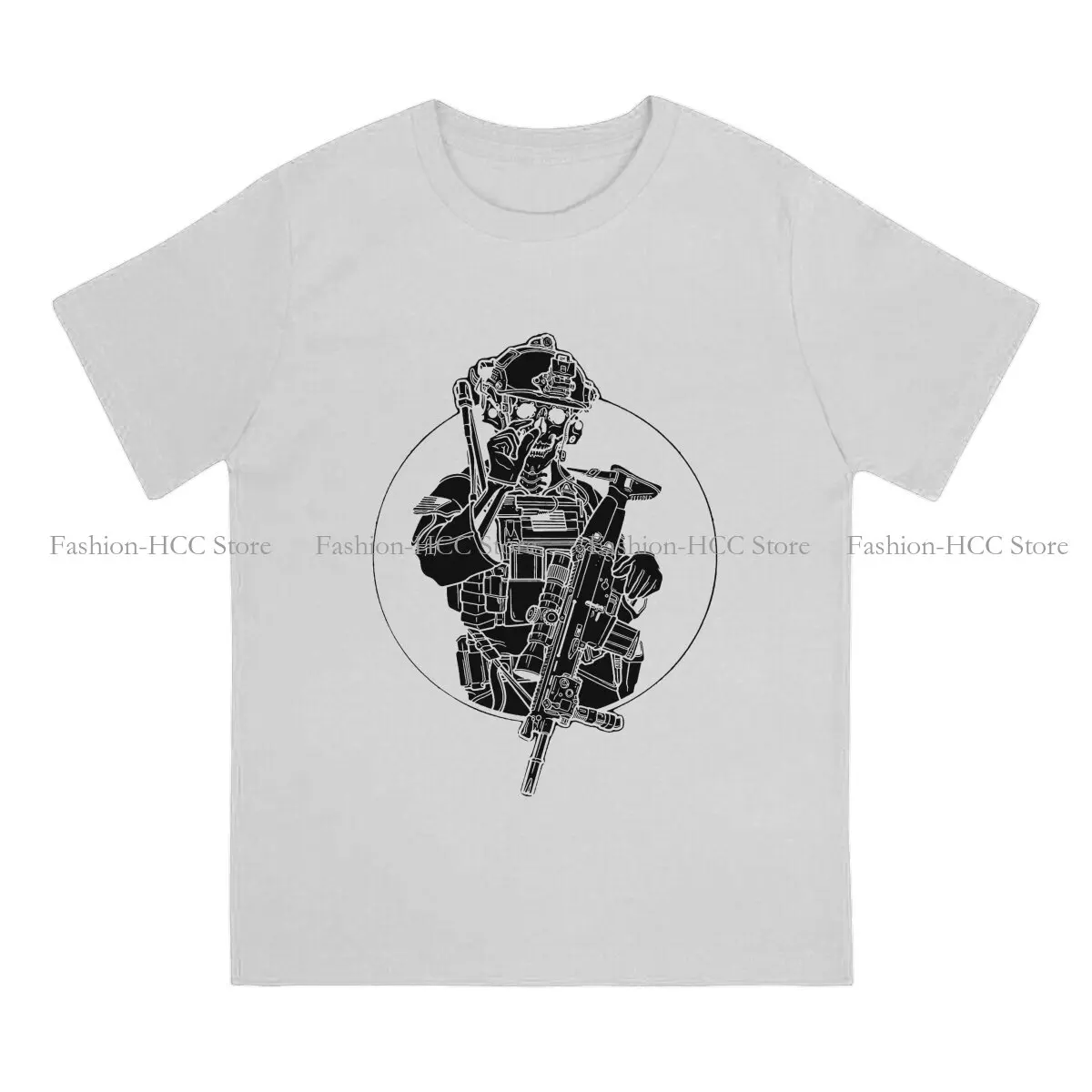 Skull Warrior Unique Polyester TShirt Forward Observations Group Comfortable Creative Graphic  T Shirt Short Sleeve