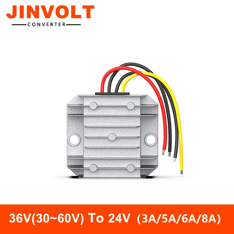 

36V to 24V DC-DC Step-down Modul Converter (30V~60V Input, 3A/5A/6A/8A Output), Constant Voltage Power Converter
