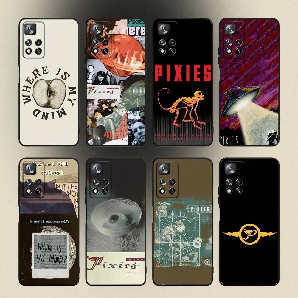 حافظة هاتف P-Pixies Where Is My Mind لهاتف Samsung Galaxy A 91,80,73,72,53,52,51,22,5G,Plus,J,Note غطاء أسود ناعم