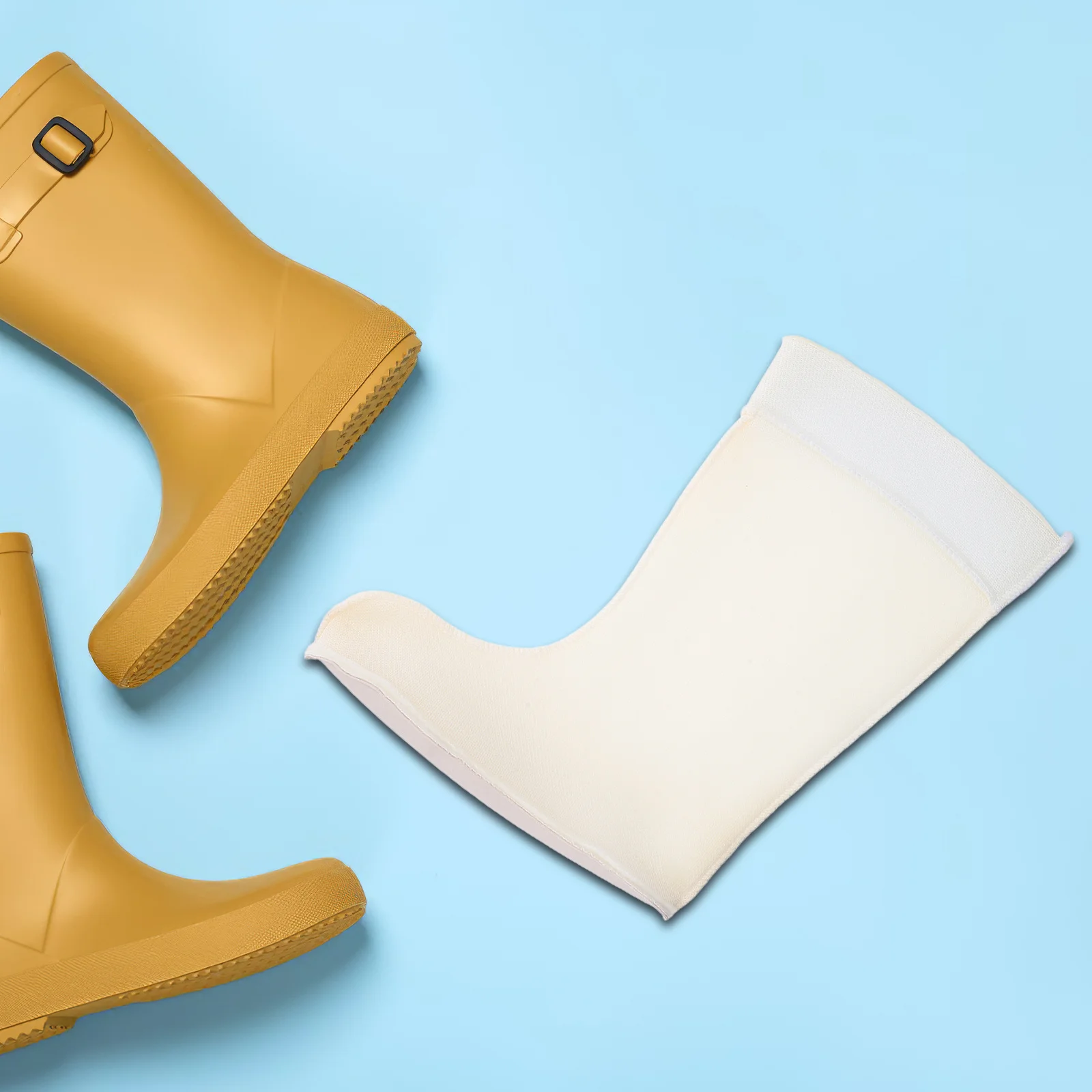 

1Pair Thick Insulated Rain Boot Liners Size L 40 41 42 Warm Winter Walking Boot Socks Cold Weather Liners for Boots