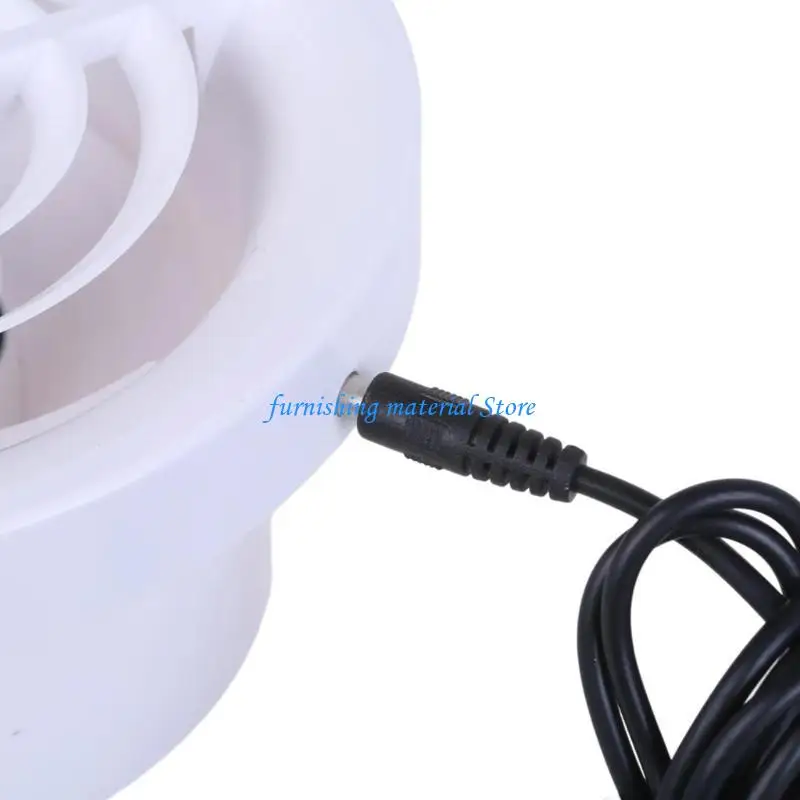 Y5GD DC12V 3W مروحة العادم قوية وهادئة مناسبة 100-240 فولت لإعدادات مختلفة 15.5 سم / 6 بوصة القطر