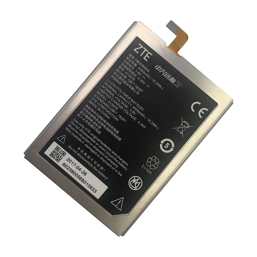 New Original E169-515978 E169 515978 4000mAh Phone Battery For ZTE Blade X3 Q519T D2 A452 Smart Mobile Phone + Free Tools