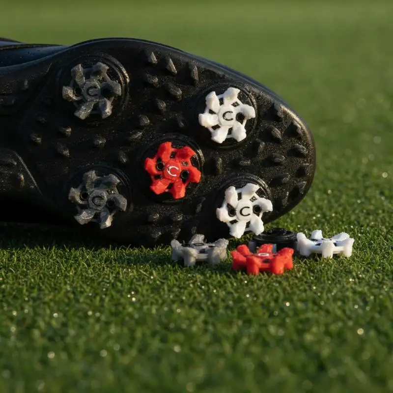 16/18 Stück Golfschuh-Ersatzspikes, langlebiges TPU, rutschfest, stoßdämpfend, für Männer und Frauen, professionelles Golftraining – Detail 6