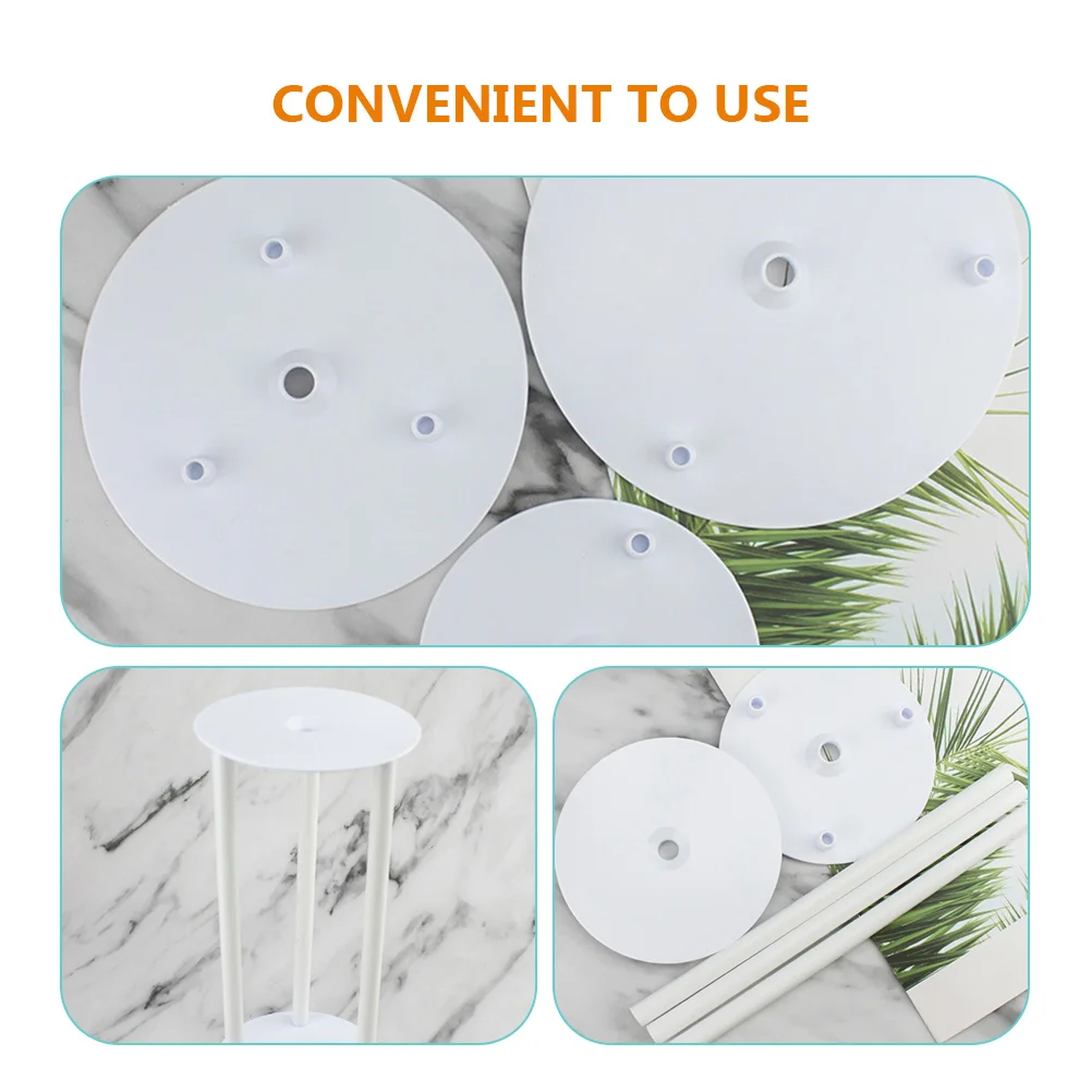 

3 комплекта подставки для торта, пластиковая съемная устойчивая, простая в использовании подставка для торта для домашней пекарни, вечерние аксессуары для демонстрации десертов