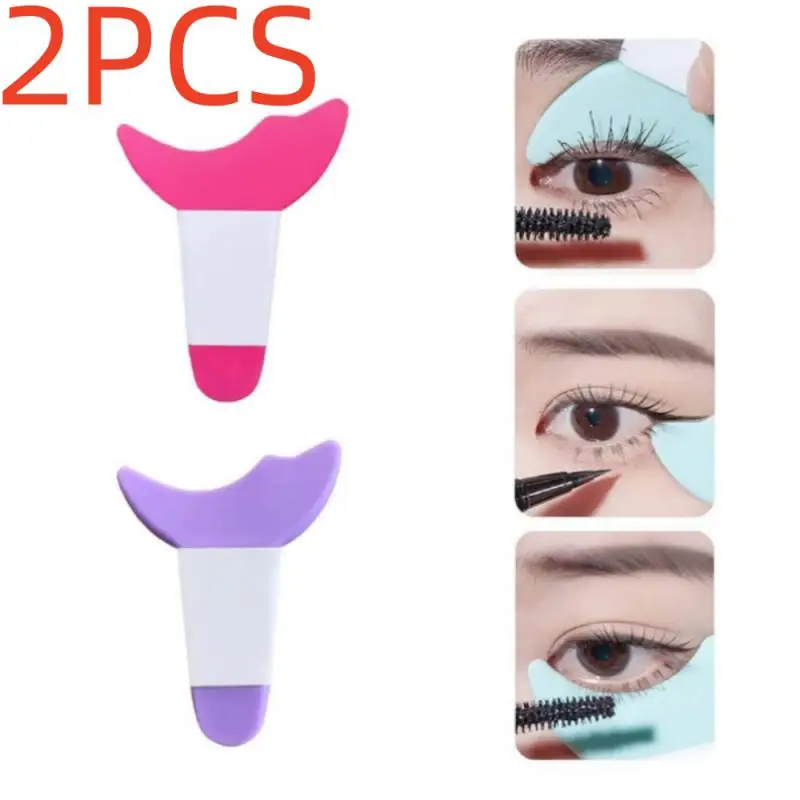 Multifuncional Reutilizável Eye Stencils Set, Eye Makeup Aid Tool, Eyelash Eyeshadow Aplicador, Ferramenta Guia Eyeliner, 2pcs