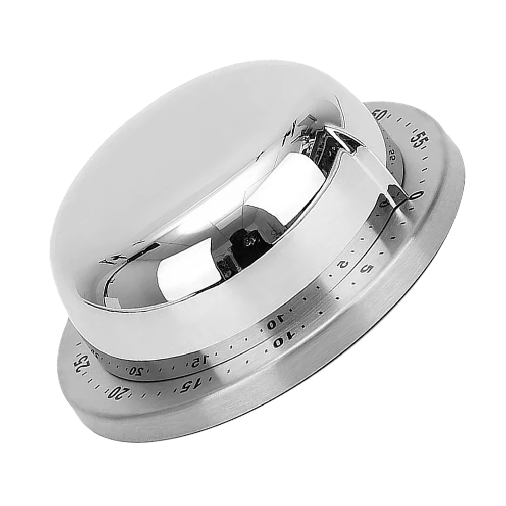 

Adorable Mechanical Stainless Steel Kitchen Magnetic Cooking Timer Multi-Use Portable Timer For Learning Cooking Teenagers Time