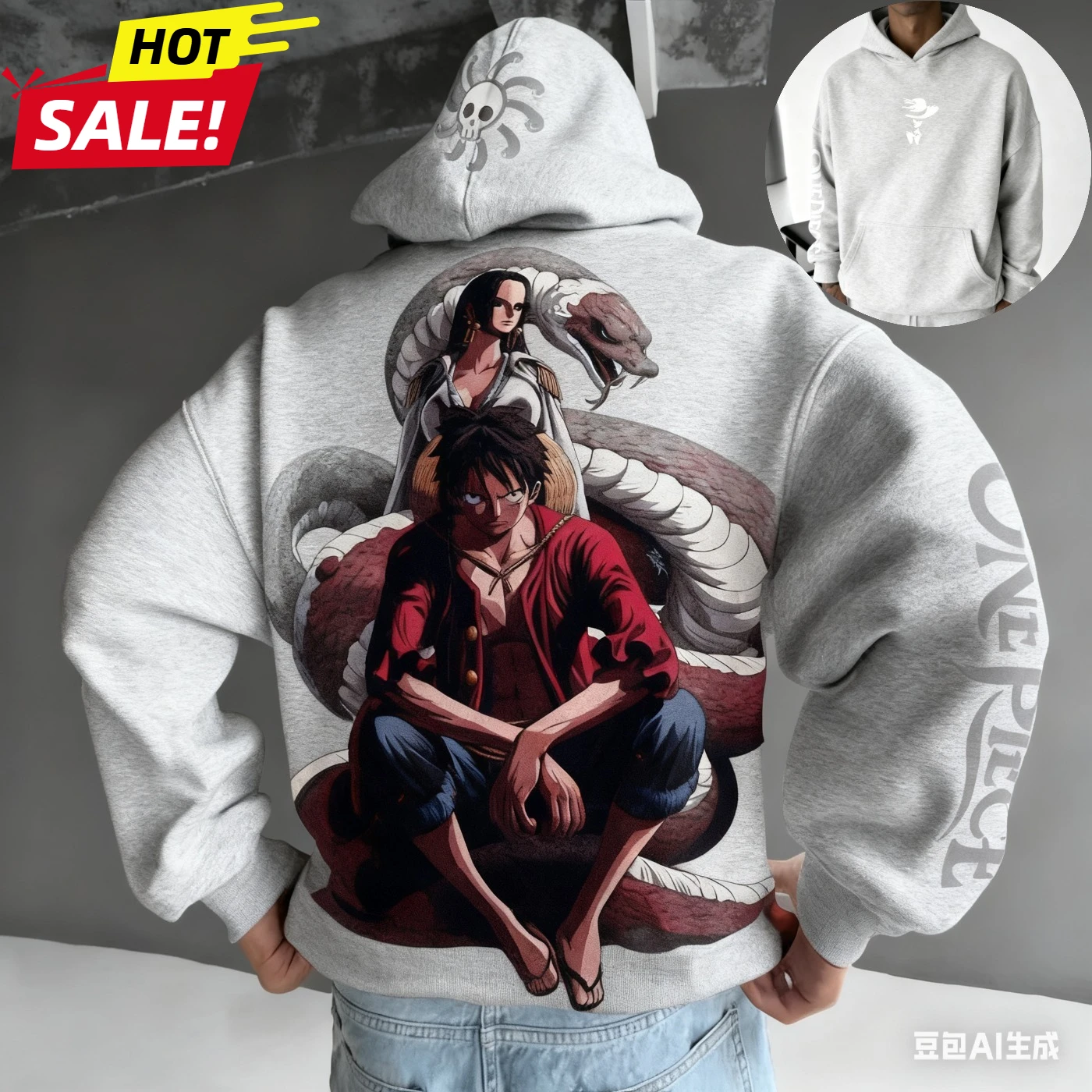 

Цельная зимняя толстовка Luffy Hancock 2025, мужская уличная одежда в стиле Харадзюку, женский свободный топ с длинными рукавами в стиле ретро, унисекс