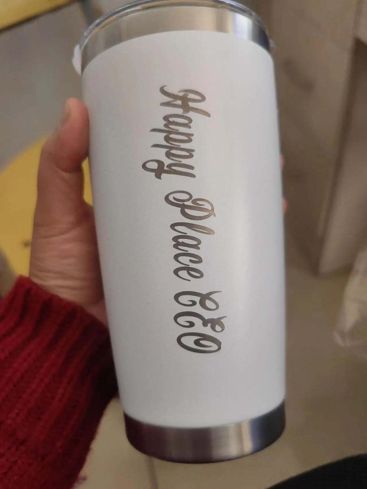 Custom Laser Engraving 20oz Travel Mug Insulated Tumbler Stainless Steel Car Ice Cup Camping Vacuum Insulation Water Coffee