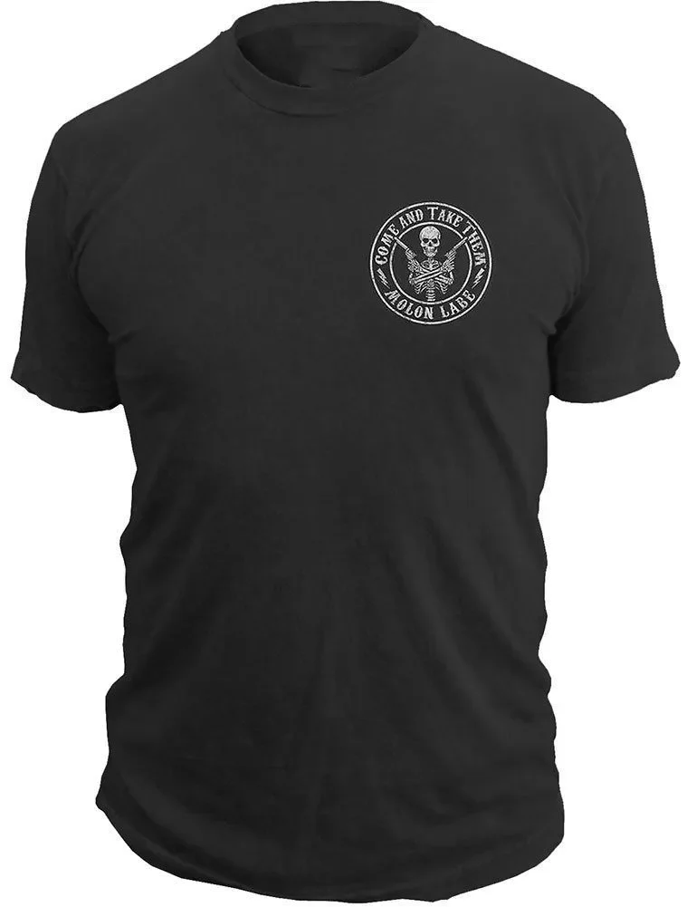 Come And Take Them Molon Labe 2nd Amendment T-Shirt 100% Cotton O-Neck Summer Short Sleeve Casual Mens T-shirt Size S-3XL