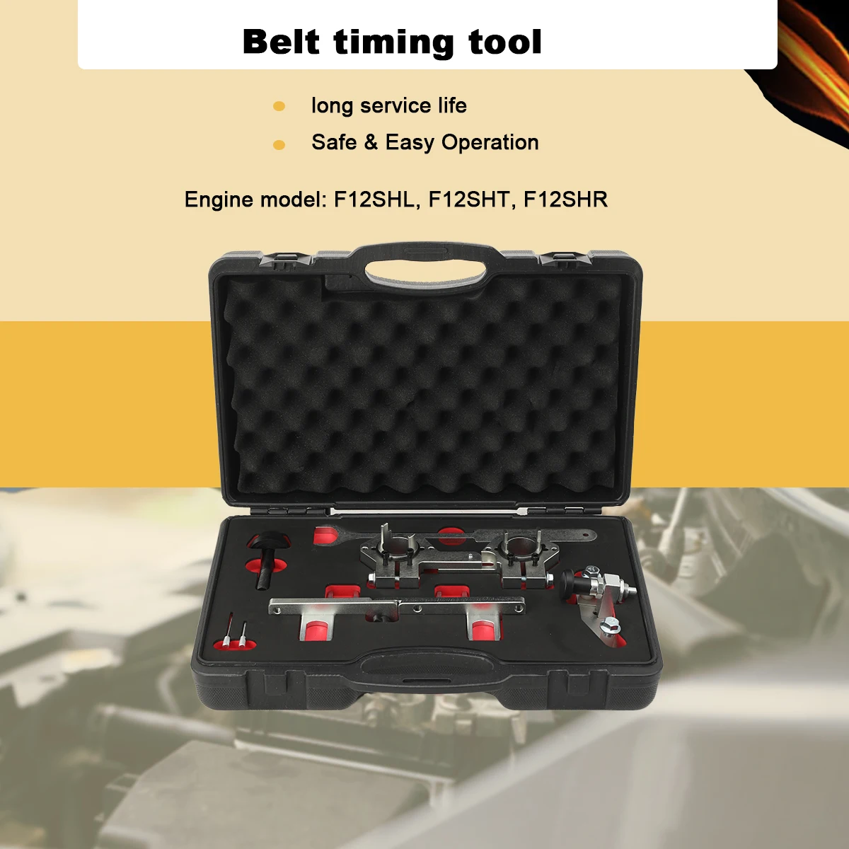 Motor-Nockenwellen-Einstellwerkzeug-Set, spezielles Arretierwerkzeug für OPEL F12SHL F12SHT F12SHR, professionelles Motor-Einstellwerkzeug-Set
