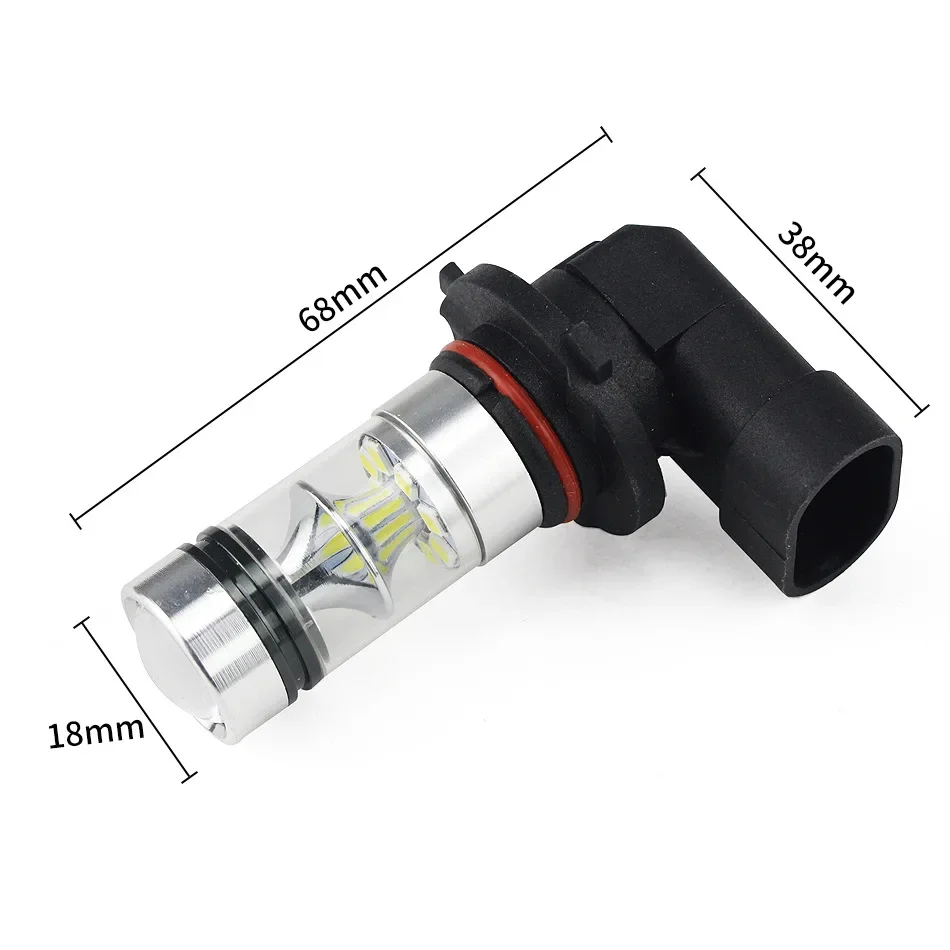 HB4 9006 9005 LED 100W 20SMD High Power LED 6000K White Fog Light Bulb Driving Lamp DRL12V