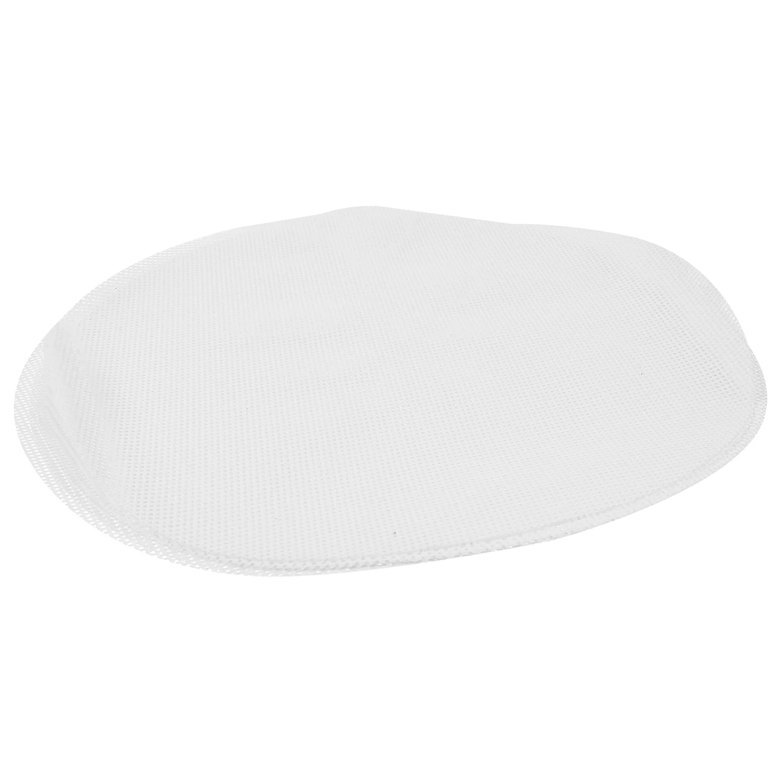

6 Pcs Mini Microwave Anti-stick Steamer Mat Frying Pan Silicone White Baby Deep