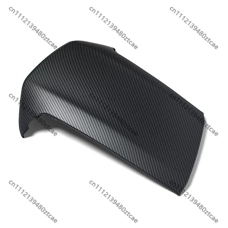 Carbon Fiber Texture Dashboard Cover & Steering Wheel Trim Panel, Center Console Interior Modification Parts