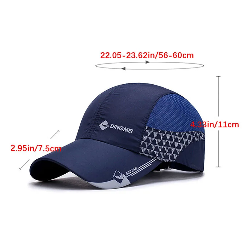 Canada Women Summer Brand Quick Dry Baseball Cap Men Sports Running Sweat Snapback Sun Hat For Female Fashion Kpop Camping Bone